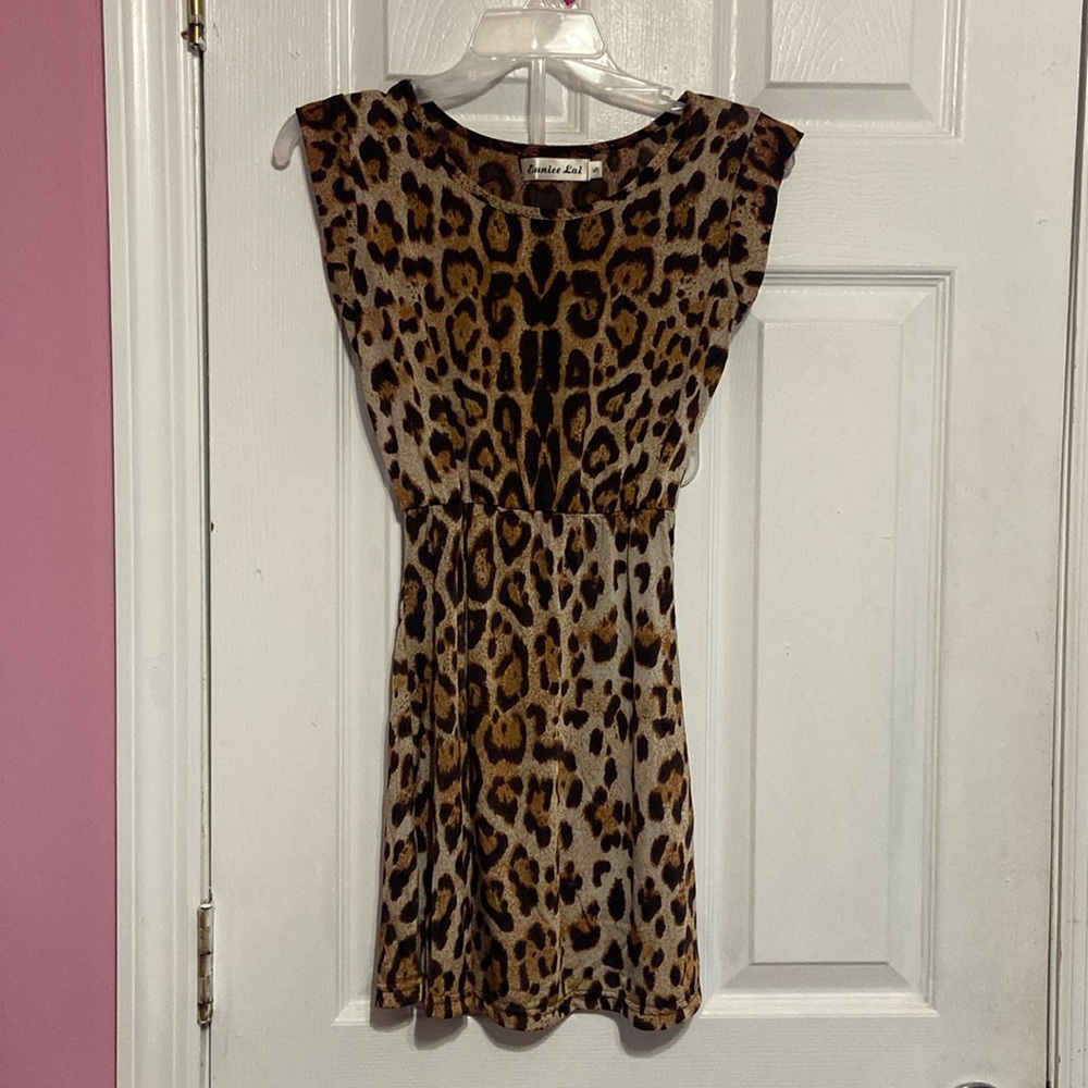 Leopard print dress